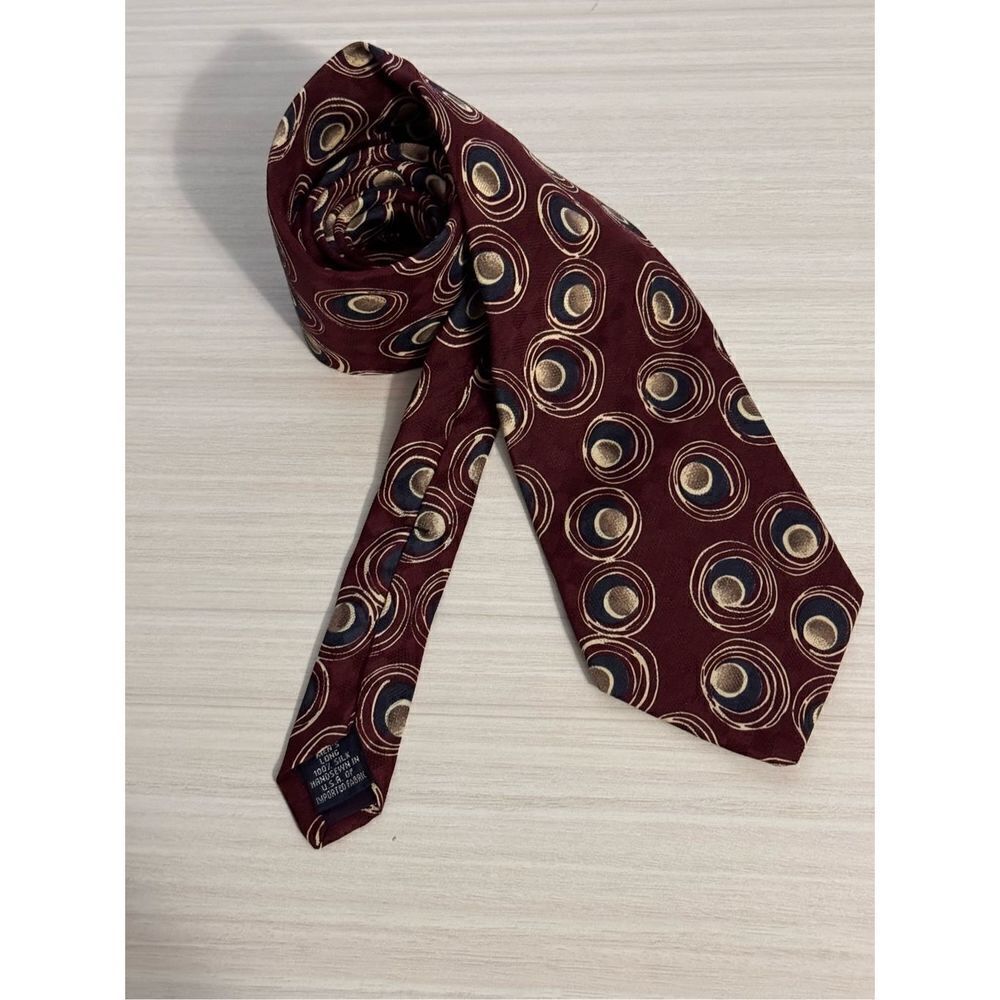 Lands’ End Silk Tie - Picture 3 of 8